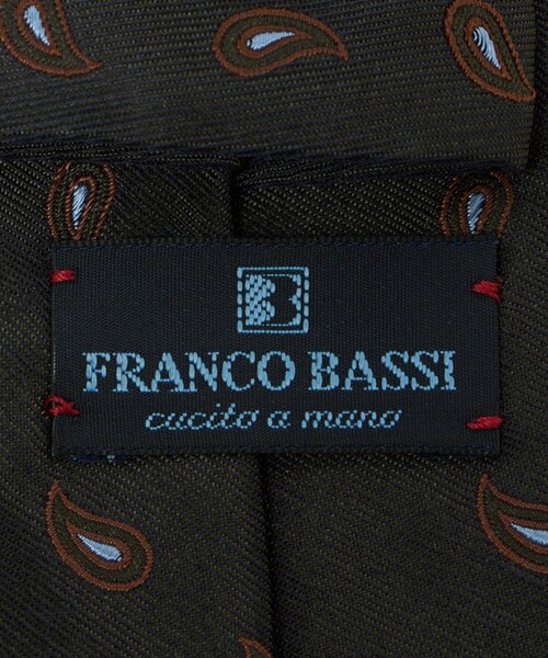 FRANCO BASSI ネクタイ 「FRANCO BASSI」コモン ペイズリー