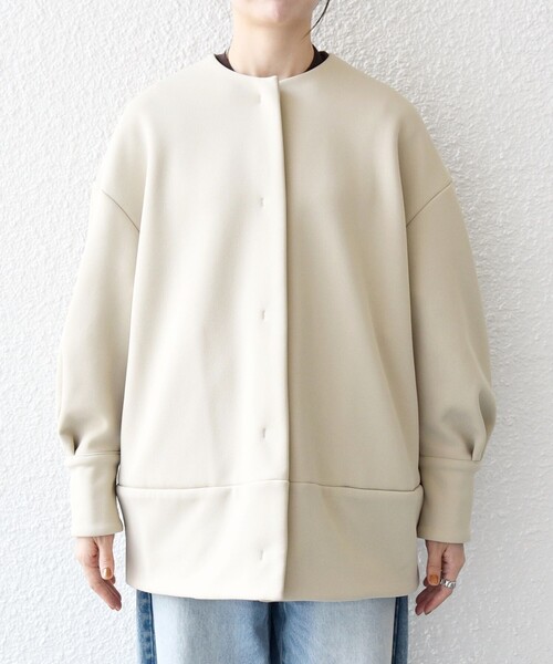 SHIPS any ノーカラーコート コート 「WEB限定」SHIPS any