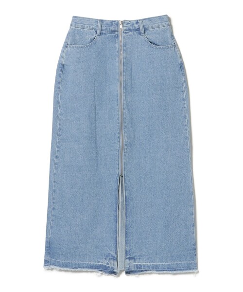 BEAMS HEART（ビームス ハート） スカート フロントジップ デニム