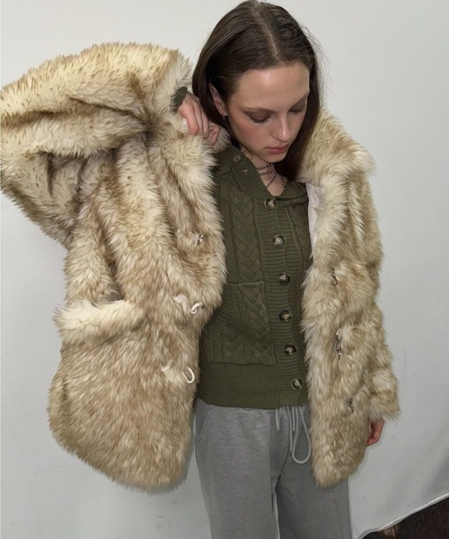 SHAGGIE（シャギー） コート アウター 「ViVi掲載」トグルボタンファー