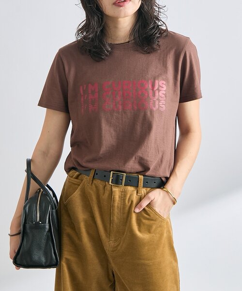 tシャツ 「接触冷感」CURIOUS Tee レディース RIVE DROITE tシャツ 「接触冷感」CURIOUS Tee レディース