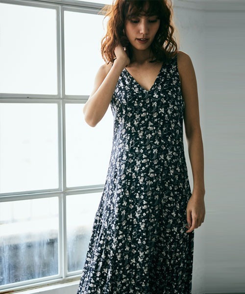 FRAY I.D 「FRAY I.D」 ノースリーブワンピース 1 ブラック レディース