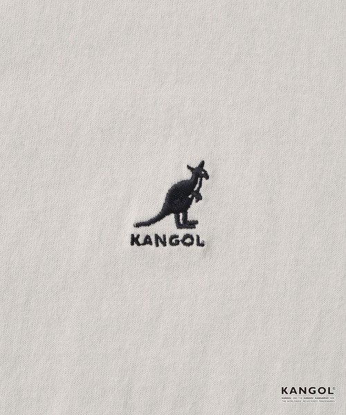 「KANGOL」 長袖Tシャツ M チャコール メンズ