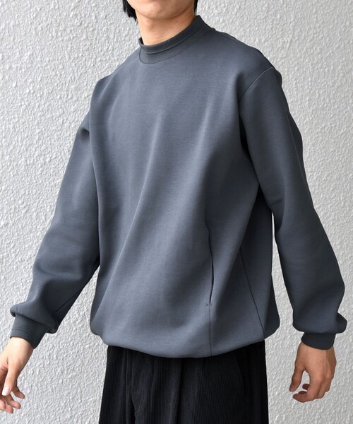 SHIPS any トレーナー スウェット any: クリア ダンボール セミモック