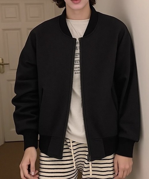 cammie ブルゾン アウター ドロップショルダージップブルゾン