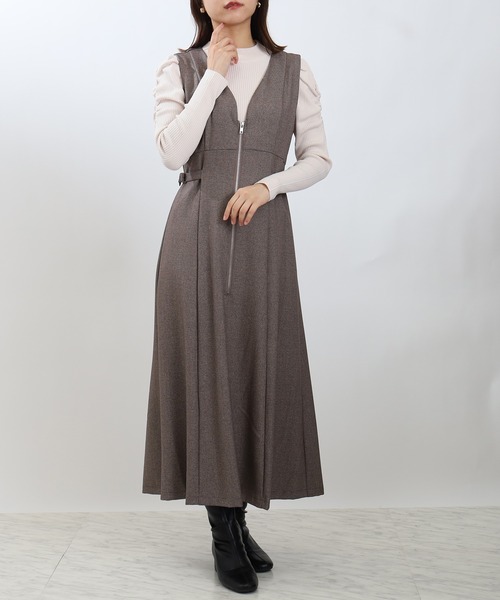 ASTORIA ODIER（アストリアオディール） ジャンパースカート ジップ