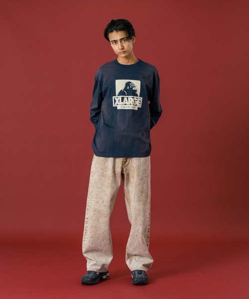 XLARGE（エクストラ ラージ） ジーンズ OVERDYED DENIM PANTS メンズ