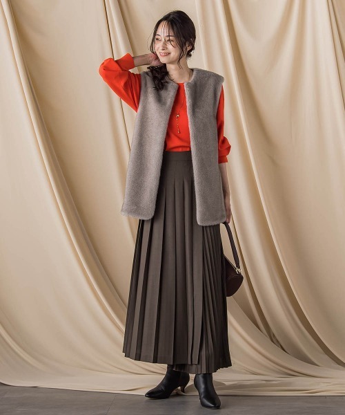 美品✨Theory セオリー アシンメトリー プリーツ ロングスカート Theory luxe - theory luxe 19SS アシンメトリープリーツスカート