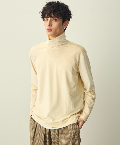 Shoowtime（ショウタイム） tシャツ Velour Turtleneck Top / ベロア