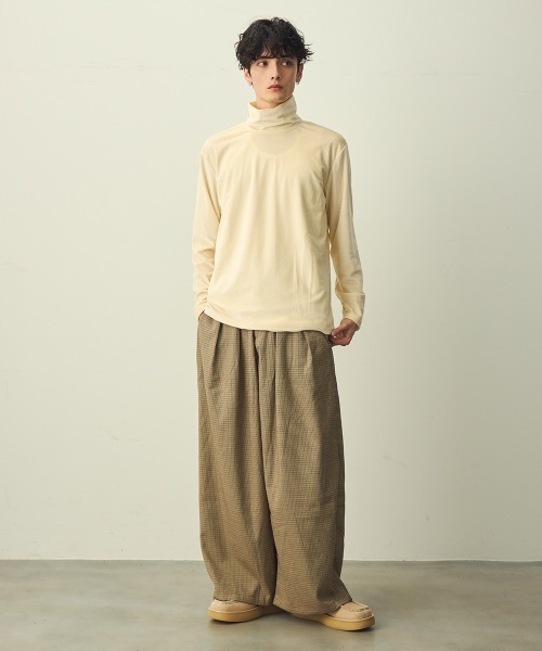 Shoowtime（ショウタイム） tシャツ Velour Turtleneck Top / ベロア