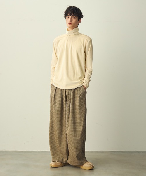 Shoowtime（ショウタイム） tシャツ Velour Turtleneck Top / ベロア