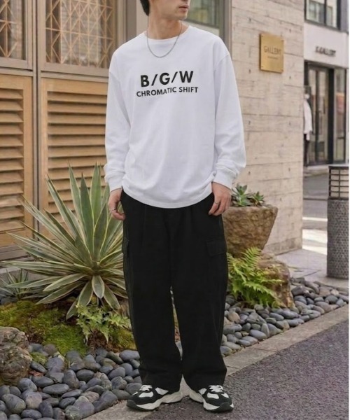 tシャツ 「T-GRAPHICS / ティーグラフィックス」ロゴデザイン長袖T
