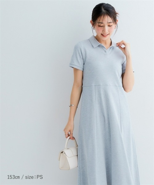 「Petitjo」 シャツワンピース - ネイビー レディース_画像3