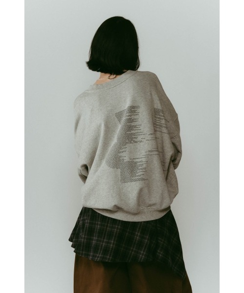 トップス Knuth Marf Kerror design sweat(unisex) Knuth Marf（クヌースマーフ）の「Kerror design sweat(unisex