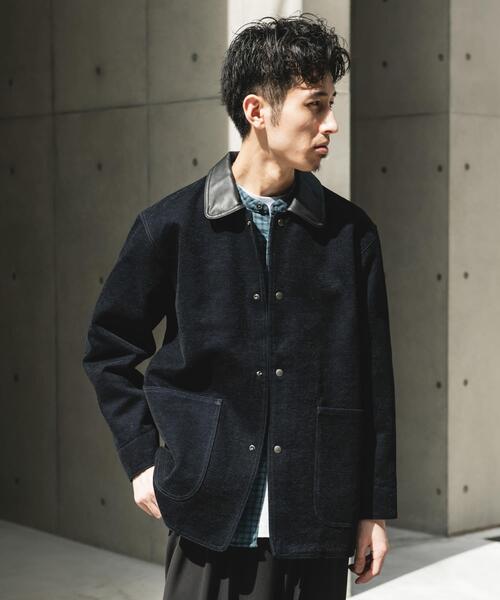 ジャケット・アウター RRL BLACK INDIGO JASPE DENIM COVERALL ジャケット・アウター RRL BLACK INDIGO JASPE DENIM COVERALL NEEDLES