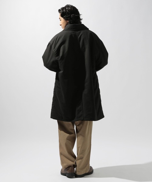 niko and…（ニコアンド） ステンカラーコート コート 中綿パッチステン