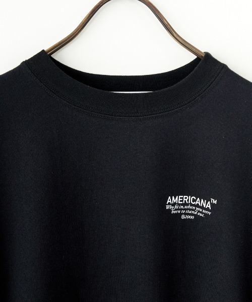 「AMERICANA」 半袖Tシャツ F ホワイト レディース_画像3
