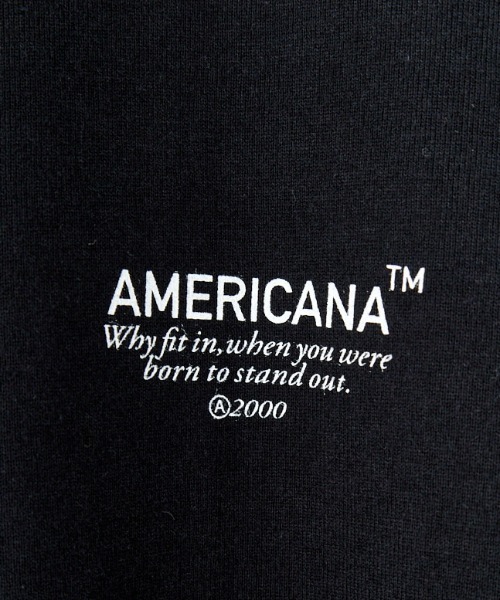 「AMERICANA」 半袖Tシャツ F ホワイト レディース_画像4