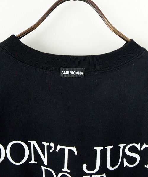 「AMERICANA」 半袖Tシャツ F ホワイト レディース_画像7
