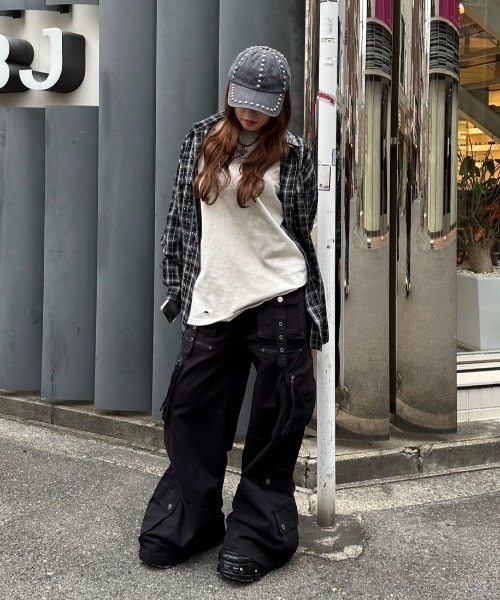 ワイドパンツ カーゴパンツ メンズ レディース : ZOZOTOWN Yahoo!店