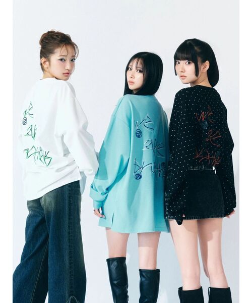EVRIS（エヴリス） tシャツ 「PSYCHIC FEVER × EVRIS」オーバーサイズ