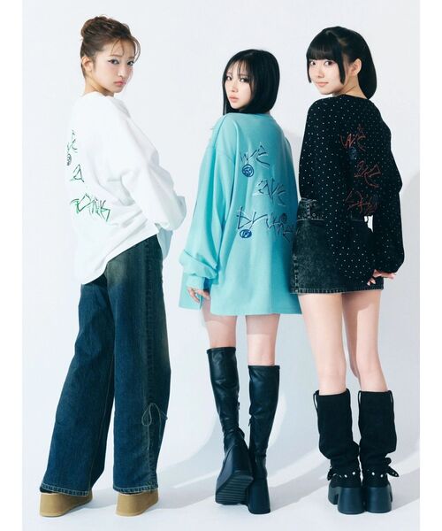 新品未開封　PSYCHIC FEVER EVRIS オーバーサイズサーマルロンT EVRIS（エヴリス） tシャツ 「PSYCHIC FEVER × EVRIS」オーバーサイズ