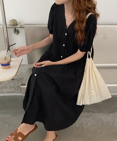 「a lot of love」 半袖ワンピース FREE ピンク レディース_画像4