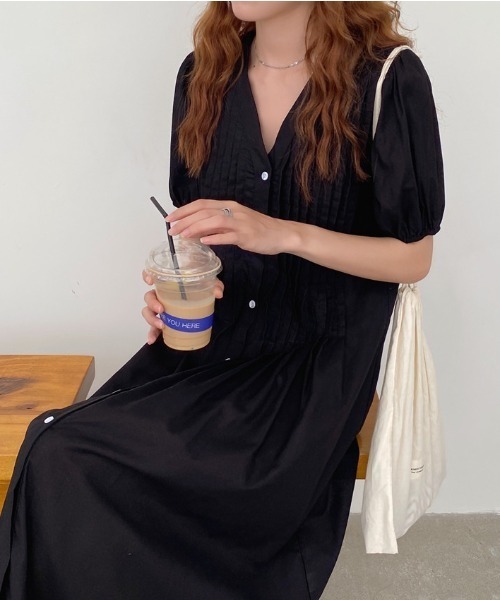 「a lot of love」 半袖ワンピース FREE ピンク レディース_画像8