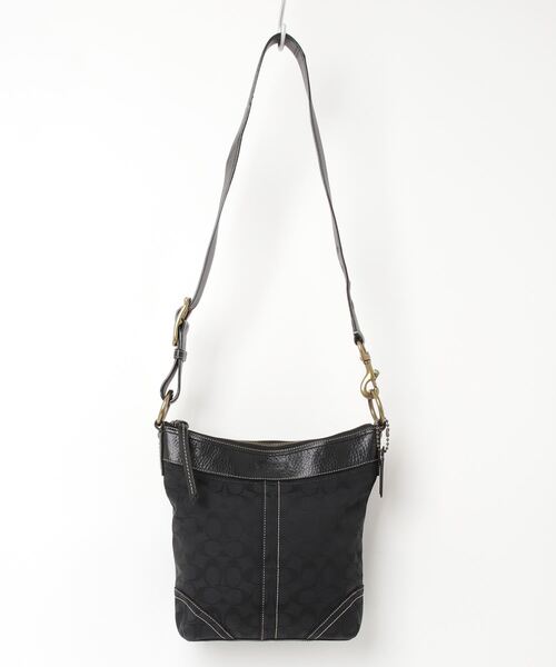 な*も様 COACH ショルダーバッグ ブラック COACH ブラック ショルダーバッグ