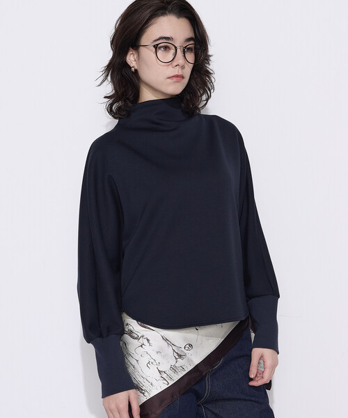 COMME CA Wardrobe tシャツ ソフトストレッチダンボールニット ボトル
