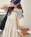 ワンピース 夏 さりげないリボンで、大人可愛い...の詳細画像3