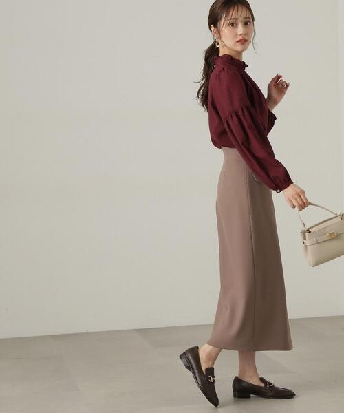 「PROPORTION BODY DRESSING」 タイトスカート SMALL ベージュ レディース_画像9