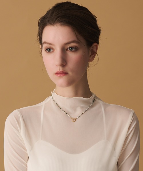 「agete」 ネックレス FREE ゴールド系その他 レディース_画像5