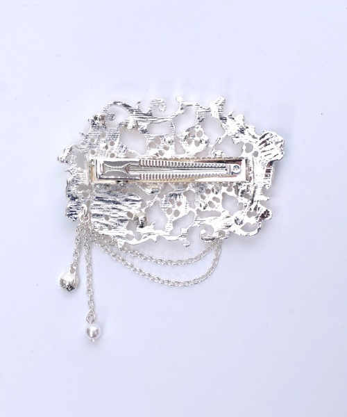 axes femme（アクシーズ ファム） ヘアクリップ 雪薔薇モチーフヘア