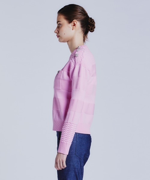 「Sov.」 長袖ニット FREE オフホワイト レディース_画像2