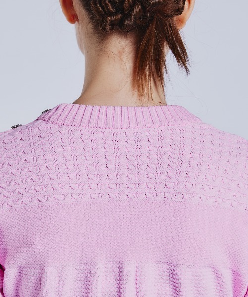 「Sov.」 長袖ニット FREE オフホワイト レディース_画像6