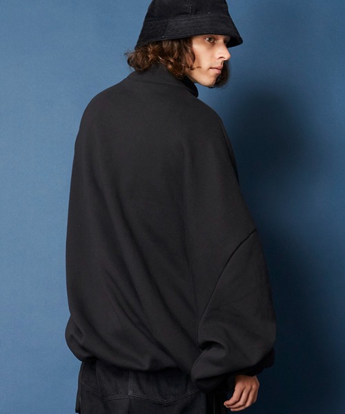 「unrelaxing」 スウェットカットソー FREE ブラック メンズ_画像7