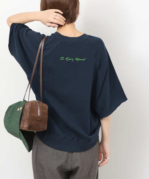 新品JOURNAL STANDARD relume 刺繍ロゴスウェット　ネイビー JOURNAL STANDARD relume（ジャーナルスタンダード レリューム