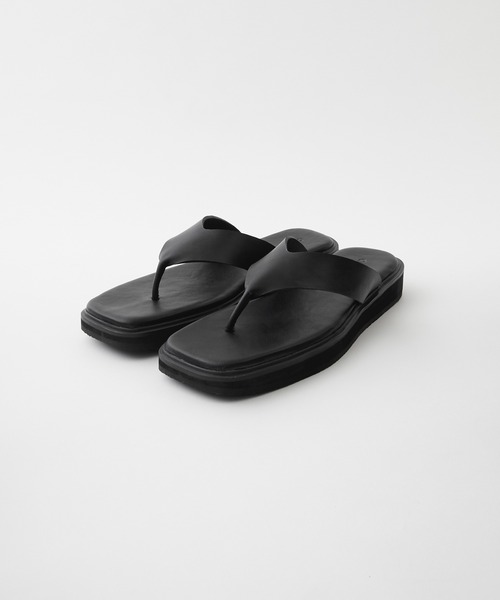 「CALLNE」 サンダル 44 ブラック メンズ_画像3