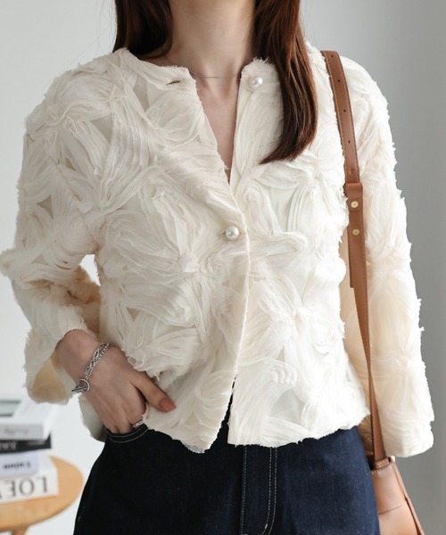 「sakishimatokyo」 ノーカラージャケット FREE ブラック レディース_画像8