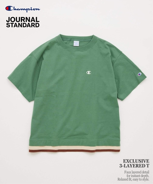 Champion（チャンピオン） tシャツ for JOURNAL STANDARD 3 レイヤード