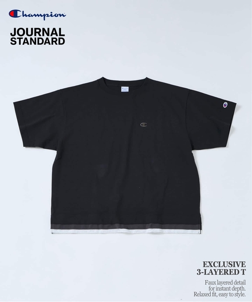 Champion（チャンピオン） tシャツ for JOURNAL STANDARD 3 レイヤード