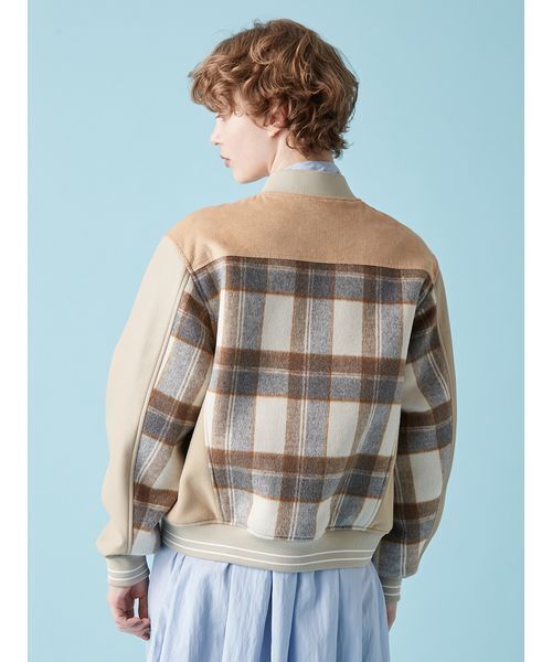 「FURFUR」 スタジャン F ブラック レディースの画像