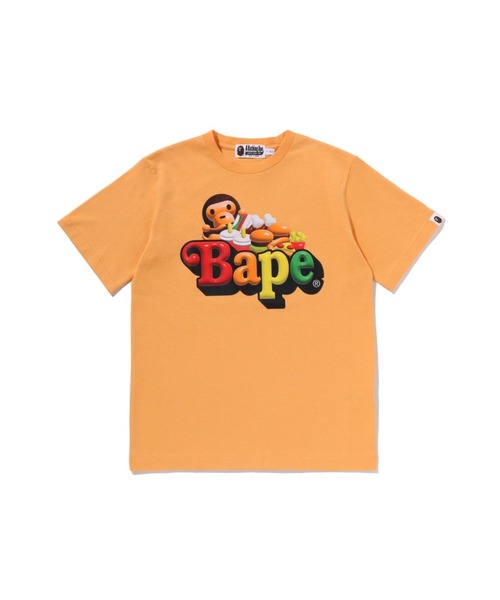 A BATHING APE（アベイシングエイプ） tシャツ 3D MILO JUNKFOOD ON