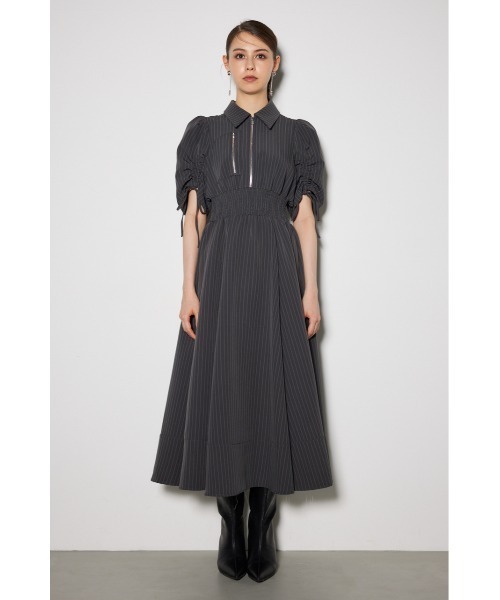 「rienda」 シャツワンピース SMALL ホワイト系その他 レディース