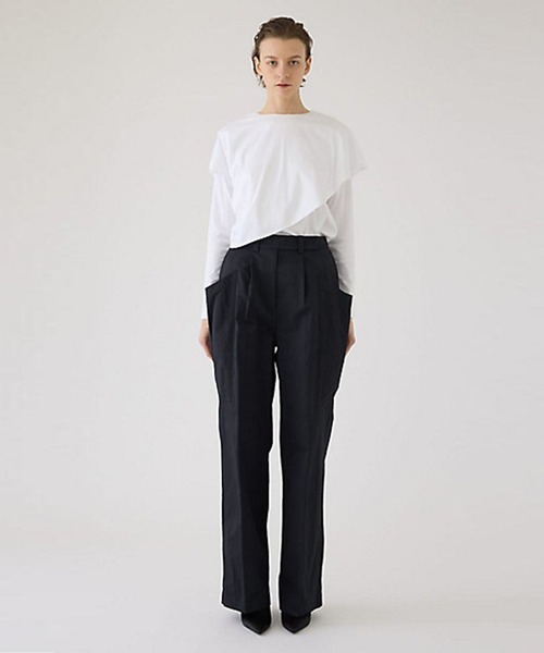 リムアーク ♡Layered cut tops RIM.ARK ブラウス シャツ 「RIM.ARK/リムアーク」Layered gather cut
