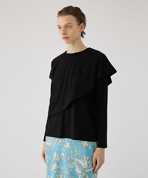 RIM.ARK ブラウス シャツ 「RIM.ARK/リムアーク」Layered gather cut