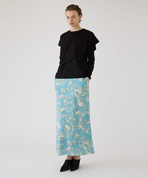 RIM.ARK ブラウス シャツ 「RIM.ARK/リムアーク」Layered gather cut