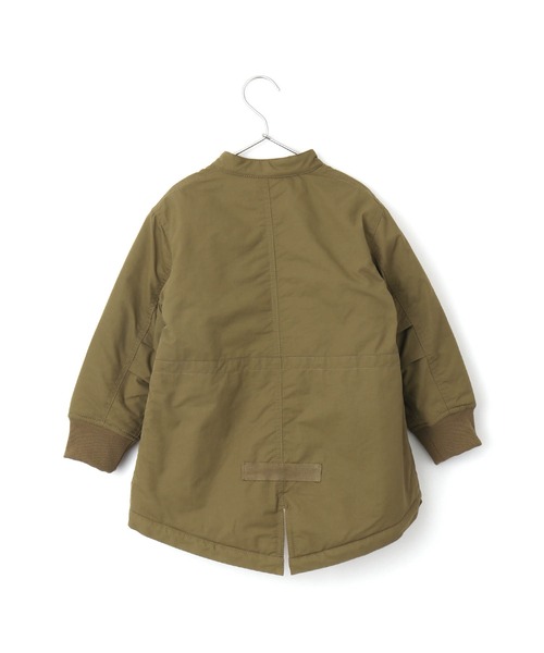 「MAKE YOUR DAY」 「KIDS」ノーカラーコート 160 ベージュ キッズ_画像3