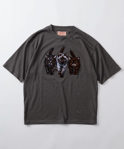 【used】yoriヨリ　フロッキードットカラーTシャツ　黒 yori】夏の黒は甘めが気分。大人可愛いビックカラーTシャツ | Marisol
